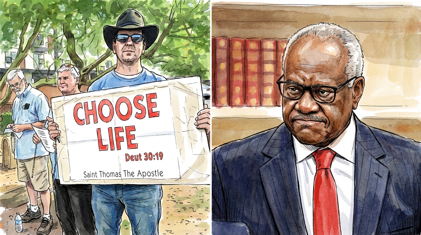 SCOTUS overrules buffer zone challenge and justice thomas slams abdication of duty