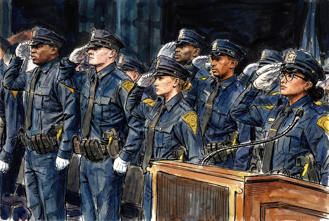 Bridgeport Officers Unconventional Journey from Misplaced Gun to Police Academy Leadership